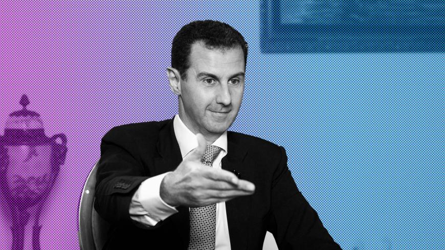 Syria's President Bashar al-Assad speaks during an interview with a Cuban news agency in this handout picture provided by SANA on July 21, 2016. SANA/Handout via REUTERS ATTENTION EDITORS - THIS PICTURE WAS PROVIDED BY A THIRD PARTY. REUTERS IS UNABLE TO INDEPENDENTLY VERIFY THE AUTHENTICITY, CONTENT, LOCATION OR DATE OF THIS IMAGE. FOR EDITORIAL USE ONLY. - RTSJ1BR