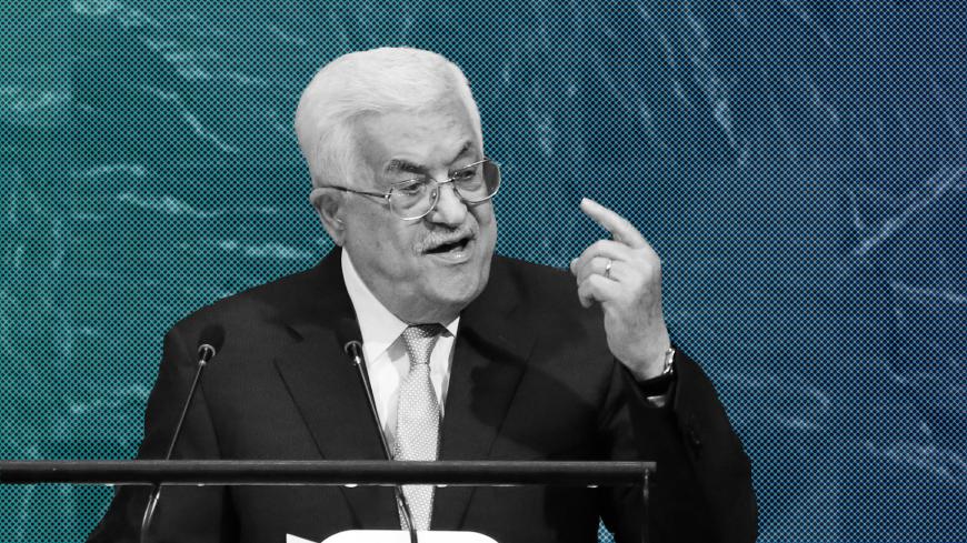 Palestinian President Mahmoud Abbas addresses the 72nd United Nations General Assembly at U.N. headquarters in New York, U.S., September 20, 2017. REUTERS/Eduardo Munoz - HP1ED9K1BC928