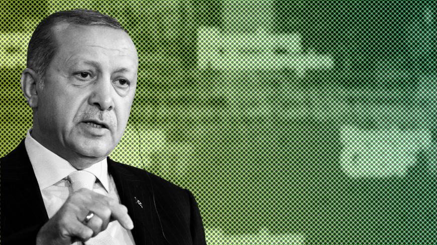 Turkish President Recep Tayyip Erdogan speaks at the Bloomberg Global Business Forum in New York City, U.S., September 20, 2017. REUTERS/Brendan McDermid - RC1570E02590