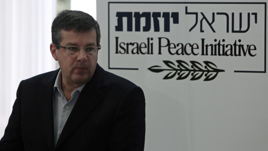 Yuval Rabin, son of late Israeli Prime Minister Yitzhak Rabin and one of the writers of the initiative, takes part in a news conference about a peace initiative in Tel Aviv April 6, 2011. Former Israeli security chiefs have drafted a new peace plan they hope to use as a platform to pressure Prime Minister Benjamin Netanyahu's government to renew deadlocked talks with the Palestinians. REUTERS/Baz Ratner (ISRAEL - Tags: POLITICS MILITARY HEADSHOT) - GM1E7461J2P01
