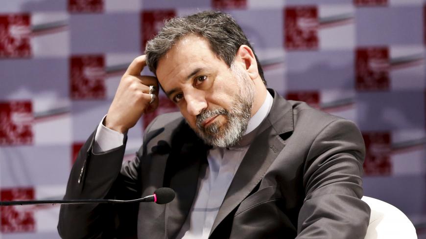 Iran's chief nuclear negotiator Abbas Araghchi attends a nuclear deal review meeting in Tehran August 9, 2015. Dozens of companies tied to Iran's elite Revolutionary Guards, a military force commanding a powerful industrial empire with huge political influence, will win sanctions relief under a nuclear deal agreed with world powers. REUTERS/Raheb Homavandi/TIMA ATTENTION EDITORS - THIS PICTURE WAS PROVIDED BY A THIRD PARTY. REUTERS IS UNABLE TO INDEPENDENTLY VERIFY THE AUTHENTICITY, CONTENT, LOCATION OR DAT