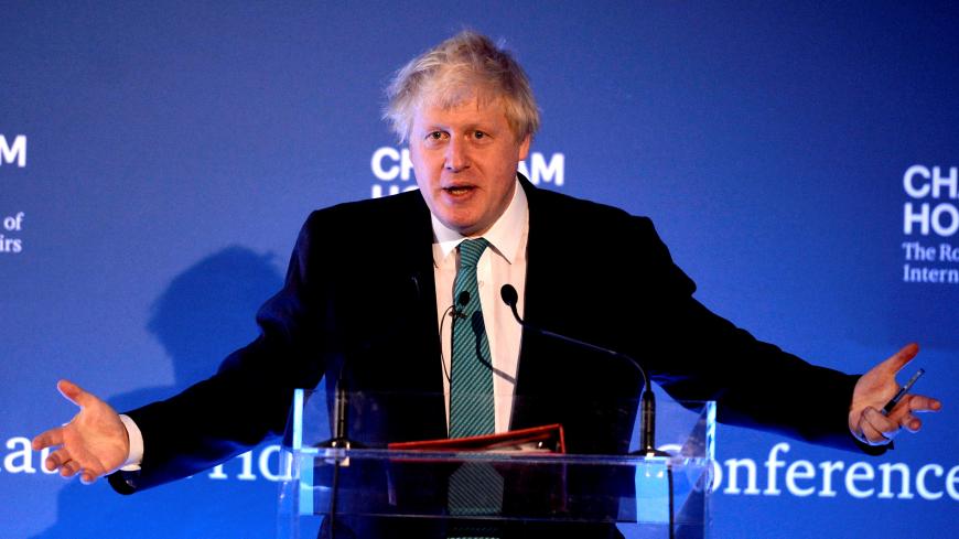 Britain's Foreign Secretary Boris Johnson attends the 2017 Chatham House London Conference at the St Pancras Renaissance Hotel in London, Britain. October 23, 2017. REUTERS/Mary Turner - RC14EB158860