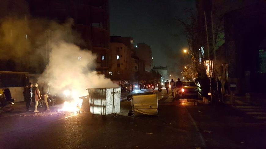 People protest in Tehran, Iran December 30, 2017 in this picture obtained from social media. REUTERS. THIS IMAGE HAS BEEN SUPPLIED BY A THIRD PARTY.     TPX IMAGES OF THE DAY - RC1A0F182720