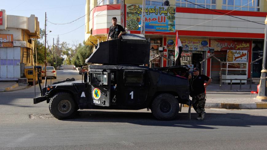 A vehicle of the Iraqi Federal police is seen on a street in Kirkuk, Iraq October 19, 2017. Picture taken October 19, 2017. REUTERS/Ako Rasheed - RC1F022EF4B0