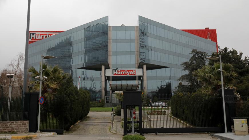 Headquarters of Hurriyet daliy newspaper at the Dogan Media Center is seen in Istanbul, Turkey March 22, 2018. REUTERS/Kemal Aslan - RC1EE04890F0