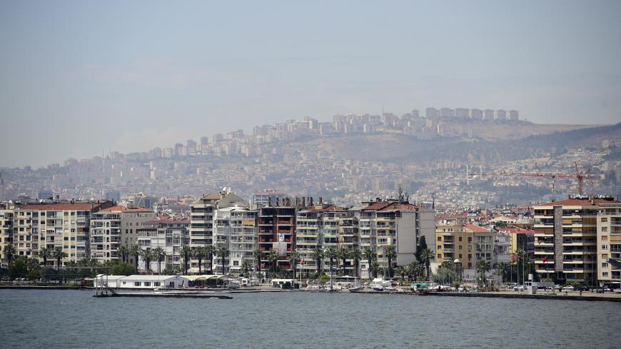 IZMIR, TURKEY - MAY 26: View of the city of Izmir on May 26, 2016 in Izmir, Turkey. NATO's Standing Maritime Group 2 including the German combat support ship "Bonn" is currently deployed in the region between the mainland of Greece and Turkey, and will conduct surveillance and monitor illegal crossings in the Aegean Sea. The number of attempts by refugees to reach the islands of Greece has dropped rapidly. (Photo by Alexander Koerner/Getty Images)