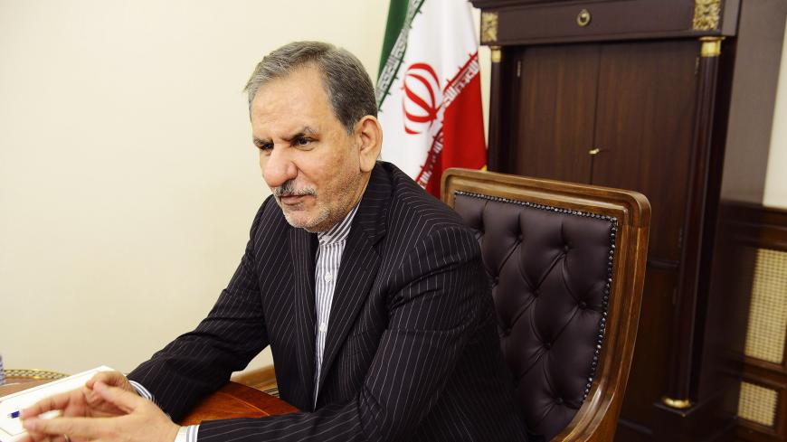 TEHRAN, IRAN - FEBRUARY 7, 2018: Eshaq Jahangiri the Iranian vice president sits in one of the presidential palaces rooms during an interview on February 7, 2018 in Tehran, Iran. (Photo by Kaveh Kazemi/Getty Images)