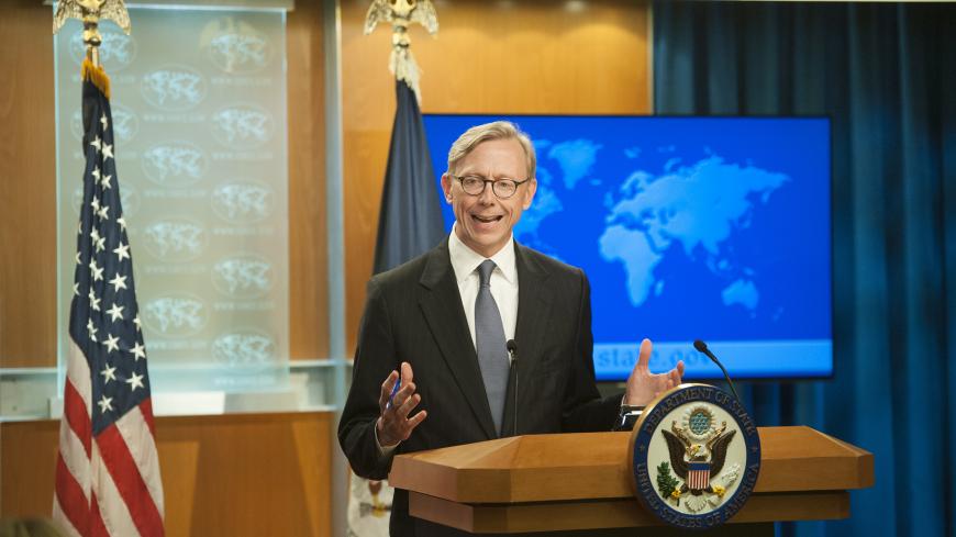 WASHINGTON, DC - AUGUST 16: Director of Policy Planning Brian Hook fields questions from journalists during the announcement of the creation of the Iran Action Group at the Department of State on August 16, 2018 in Washington, DC. The Trump administration announced the forming of an Iran Action Group that will coordinate and manage U.S. policy toward Iran after withdrawing from the Iran nuclear deal.  (Photo by Rod Lamkey/Getty Images)