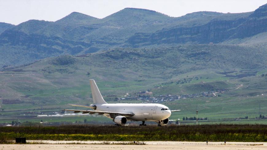 A picture taken on March 20, 2018 shows an Airbus plane on the tarmac at the airport in the Iraqi Kurdish city of Sulaimaniyah, three months after the lifting of a ban on international flights. 
Iraqi authorities had announced on March 13 the lifting of a nearly six-month air blockade imposed on Iraqi Kurdistan in response to its holding of an independence referendum. / AFP PHOTO / SHWAN MOHAMMED        (Photo credit should read SHWAN MOHAMMED/AFP/Getty Images)