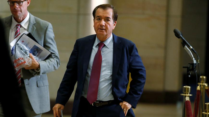Chairman of the House Foreign Relations Committee Ed Royce (R-CA) arrives for a closed classified briefing for members of the House of Representatives on North Korea and Afghanistan on Capitol Hill in Washington, U.S., September 6, 2017.   REUTERS/Joshua Roberts - RC1345A148B0