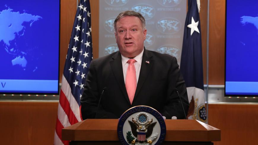 U.S. Secretary of State Mike Pompeo speaks to reporters during a news briefing at the State Department in Washington, U.S., October 23, 2018. REUTERS/Cathal McNaughton - RC1A8C8911D0