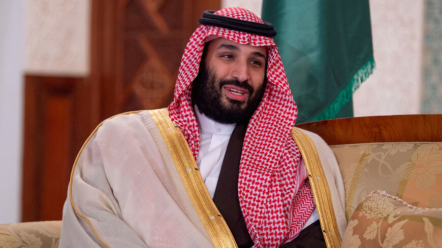 Saudi Arabia's Crown Prince Mohammed bin Salman is pictured during his meeting with Algerian Prime Minister Ahmed Ouyahia and officials in Algiers, Algeria December 2, 2018.  Picture taken December 2, 2018. Bandar Algaloud/Courtesy of Saudi Royal Court/Handout via REUTERS ATTENTION EDITORS - THIS PICTURE WAS PROVIDED BY A THIRD PARTY. - RC1ADA799480