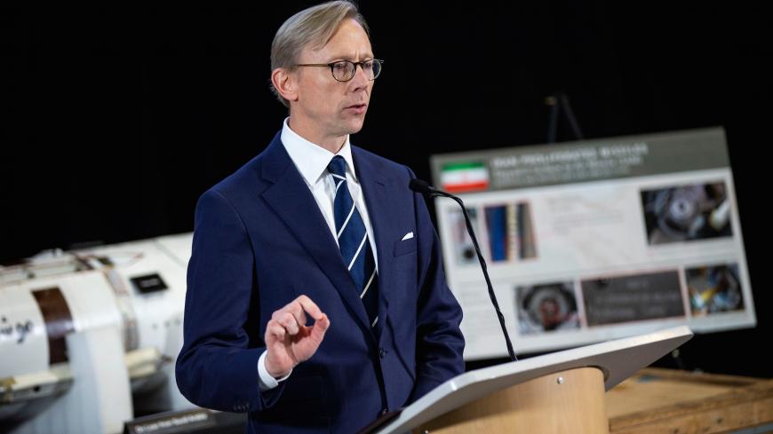 Brian Hook, U.S. Special Representative for Iran, speaks about potential threats posed by the Iranian regime to the international community, during a news conference at a military base in Washington, U.S., November 29, 2018. REUTERS/Al Drago - RC11738D3C90