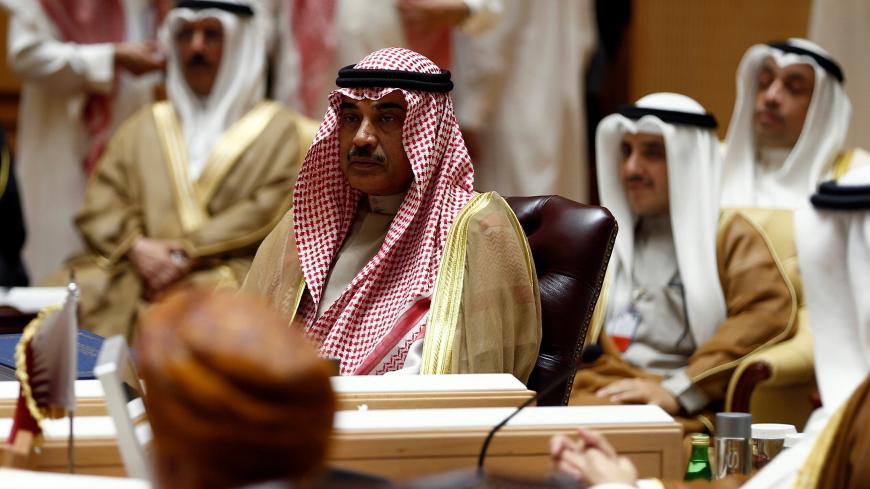 Kuwait's Foreign Minister Sabah Al Khalid Al Sabah attends a meeting of Foreign Ministers of the Gulf Cooperation Council (GCC) member states, in Riyadh, Saudi Arabia, March 30, 2017. REUTERS/Faisal Al Nasser - RC1E163FE170