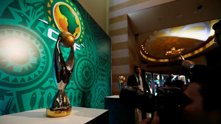 Soccer Football - African Champions League Group Stage Draw - Nile Ritz-Carlton Hotel, Cairo, Egypt - December 28, 2018  The CAF Champions League and the CAF Confederation Cup trophies on display before the draw  REUTERS/Amr Abdallah Dalsh - RC1DC2A7D400