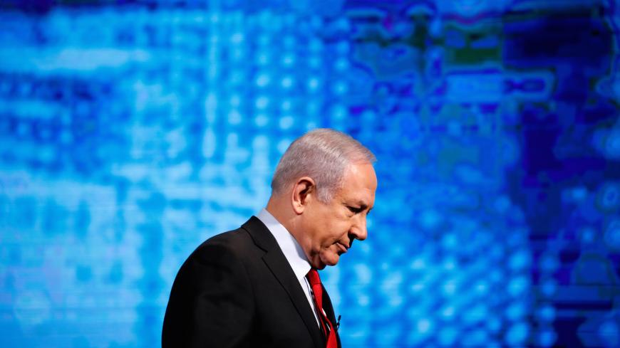 Israeli Prime Minister Benjamin Netanyahu attends the Cybertech 2019 conference in Tel Aviv, Israel January 29, 2019. REUTERS/Amir Cohen - RC11BC898700