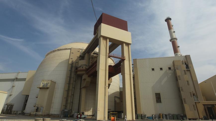 The reactor building at the Russian-built Bushehr nuclear power plant in southern Iran, 1200 Kms south of Tehran, where Iran has began unloading fuel into the reactor core for the nuclear power plant on October 26, 2010, a move which brings the facility closer to generating electricity after decades of delay. AFP PHOTO/MEHR NEWS/MAJID ASGARIPOUR (Photo credit should read MAJID ASGARIPOUR/AFP/Getty Images)