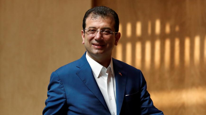 Ekrem Imamoglu, ousted Istanbul Mayor from the main opposition Republican People's Party (CHP), is pictured during an interview with Reuters in Istanbul, Turkey, May 9, 2019. REUTERS/Murad Sezer - RC1217162440