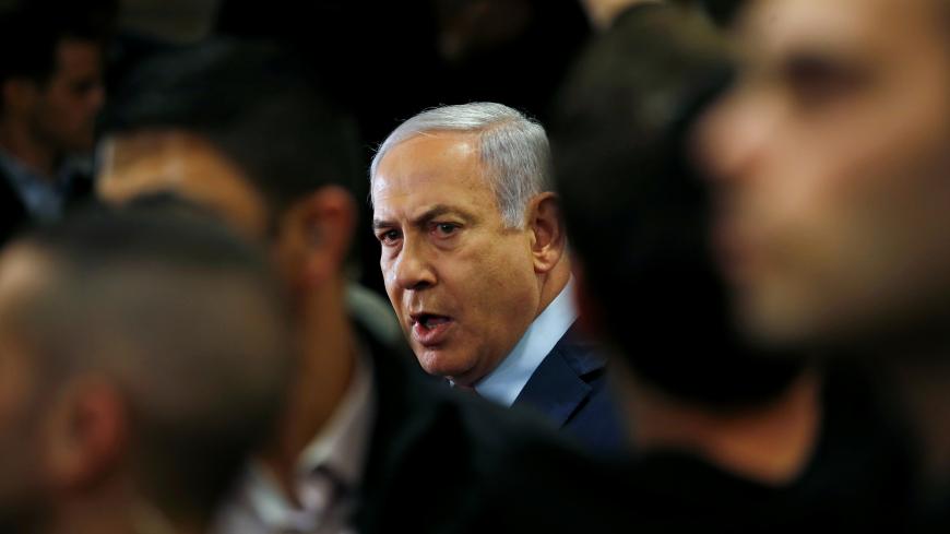 Israeli Prime Minister Benjamin Netanyahu speaks to the media at the Knesset, Israel's parliament, in Jerusalem May 30, 2019. REUTERS/Ronen Zvulun - RC1A6ACE4DF0