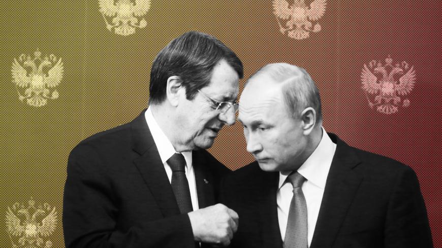 Russian President Vladimir Putin (R) and Cypriot President Nicos Anastasiades attend a signing ceremony following their talks at the Kremlin in Moscow, Russia October 24, 2017. REUTERS/Sergei Chirikov/Pool - UP1EDAO1A9A8U