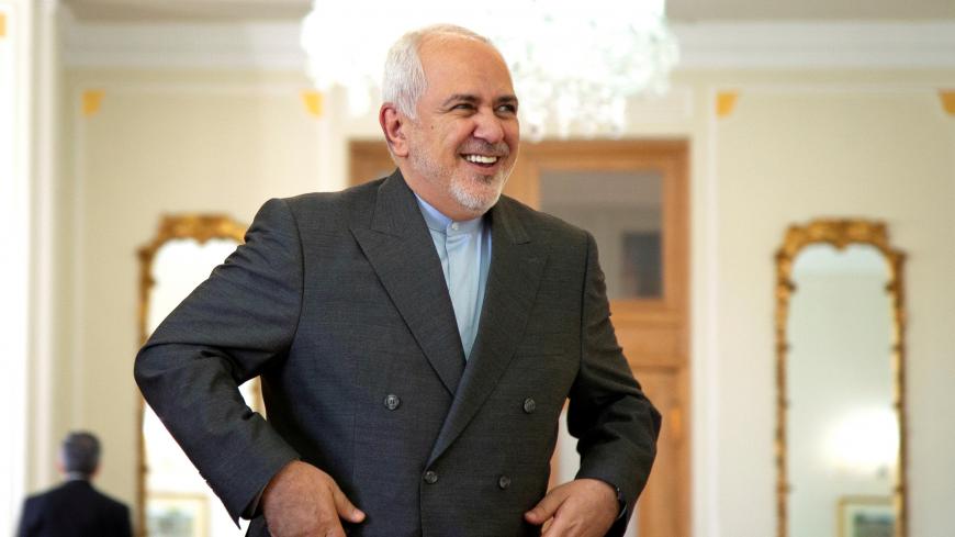 Iran's Foreign Minister Mohammad Javad Zarif is seen before meeting with Oman's Minister of State for Foreign Affairs Yousuf bin Alawi bin Abdullah (not pictured) in Tehran, Iran July 27, 2019.  Nazanin Tabatabaee/WANA (West Asia News Agency) via REUTERS. ATTENTION EDITORS - THIS IMAGE HAS BEEN SUPPLIED BY A THIRD PARTY. - RC170D699600