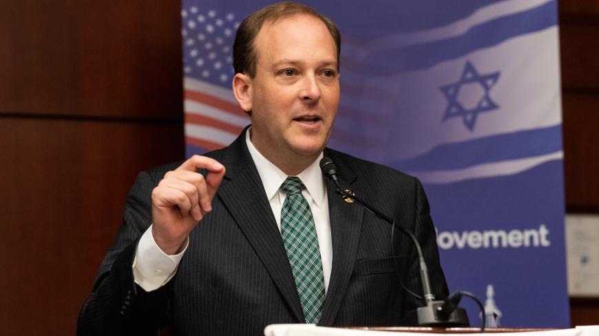 WASHINGTON, DC, UNITED STATES - 2018/12/12: US Representative Lee Zeldin (R-NY) at the American Zionist Movement / AZM Washington Forum: Renewing the Bipartisan Commitment Standing with Israel and Zionism in the Capitol Visitor Center in Washington, DC. (Photo by Michael Brochstein/SOPA Images/LightRocket via Getty Images)