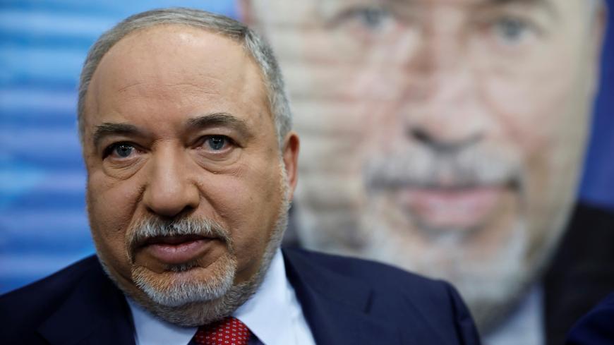 Avigdor Lieberman, former Israeli Defence Minister and head of Yisrael Beitenu party speaks during a news conference in Tel Aviv, Israel May 30, 2019. REUTERS/Amir Cohen - RC1F6CB71310
