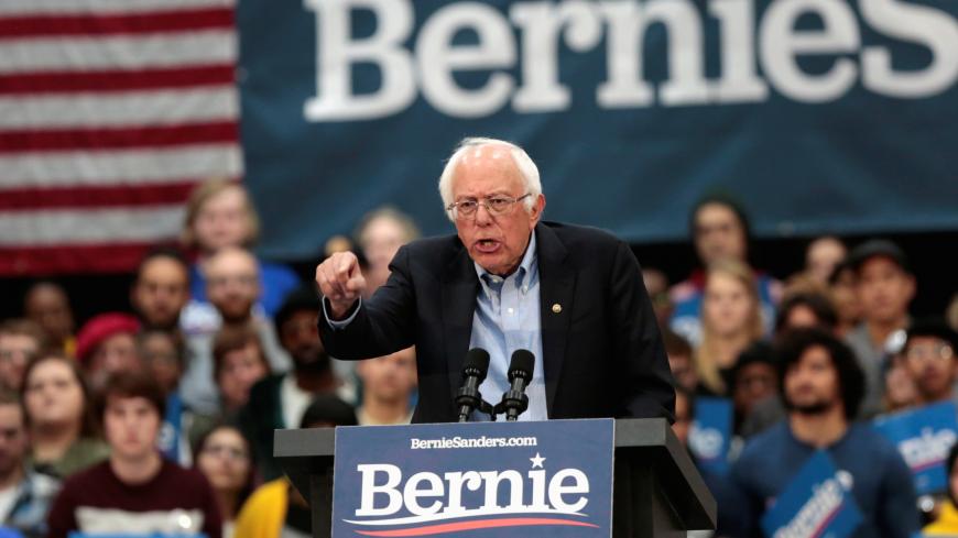 Democratic 2020 U.S. presidential candidate Senator Bernie Sanders holds a campaign rally in Detroit, Michigan, U.S. October 27, 2019.   REUTERS/Rebecca Cook - RC1F1686AC20