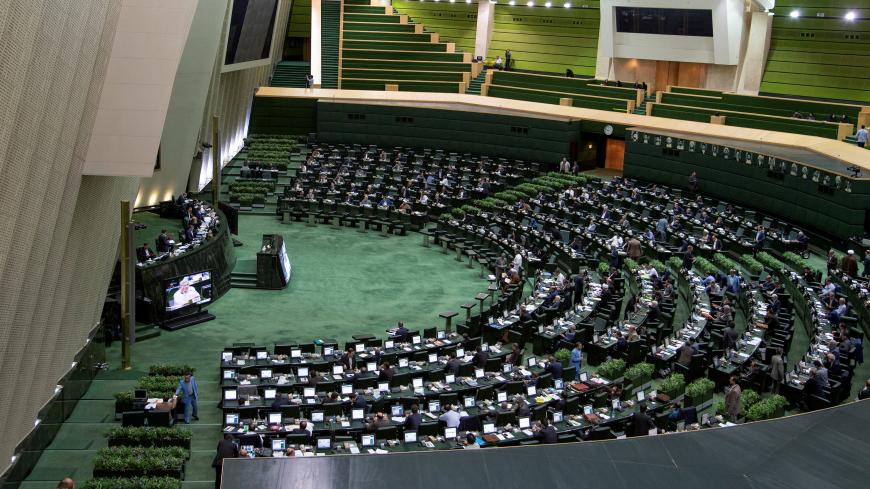 A general view of the Iranian parliament in Tehran, Iran June 25, 2019.  Nazanin Tabatabaee/West Asia News Agency via REUTERS. ATTENTION EDITORS - THIS PICTURE WAS PROVIDED BY A THIRD PARTY - RC1189997B90