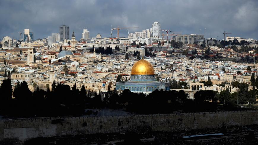 A general view shows the Dome of the Rock in the compound known to Muslims as Noble Sanctuary and to Jews as Temple Mount in Jerusalem's Old City, after Israel tightened a national stay-at-home policy following the spread of coronavirus disease (COVID19), March 20, 2020. REUTERS/Ammar Awad - RC2KNF9YVQEU