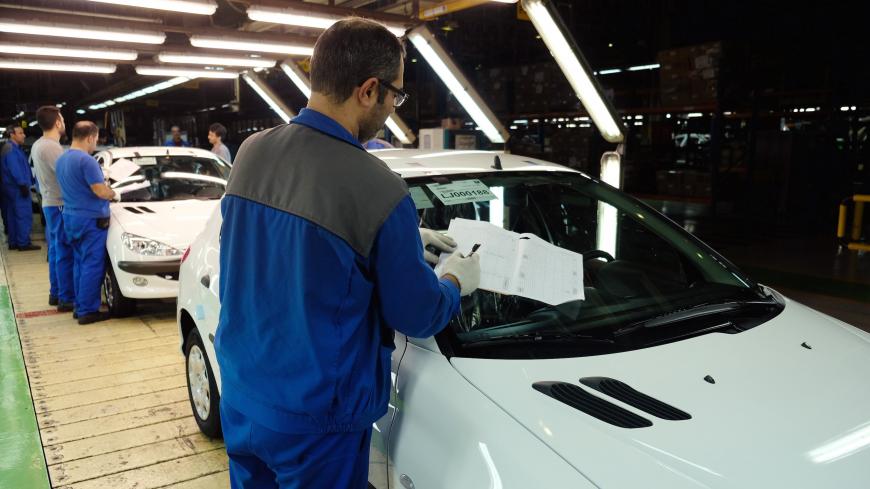 TEHRAN, IRAN - FEBRUARY 20, 2020: The final inspections are made on a Peugoet 206 car in the production line of Iran Khodro Car Factory on February 20, 2020 in Tehran, Iran. (Photo by Kaveh Kazemi/Getty Images)  