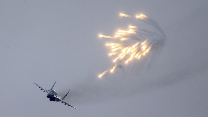 A MiG-29 fighter jet flies during the Zapad 2017 war games at a range near the town of Borisov, Belarus September 20, 2017. REUTERS/Vasily Fedosenko - UP1ED9K0T2K1F