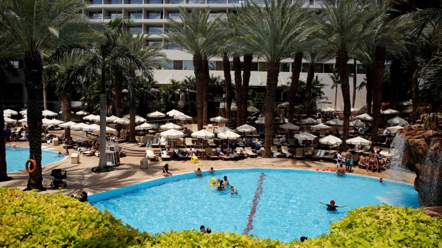 A general view of the pool at the Royal Beach Hotel in Eilat, Israel, June 12, 2018. Picture taken June 12, 2018. REUTERS/Amir Cohen - RC1D9159AB60