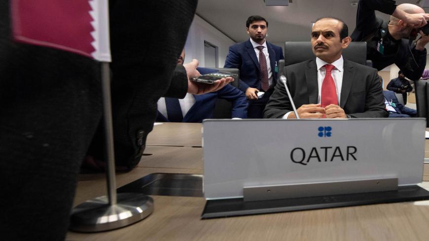 Qatar's Minister of State for energy affairs Saad Sherida Al-Kaabi attends the 175th OPEC Conference of Organization of the Petroleum Exporting Countries (OPEC) in Vienna, Austria on December 6, 2018. (Photo by JOE KLAMAR / AFP)        (Photo credit should read JOE KLAMAR/AFP via Getty Images)