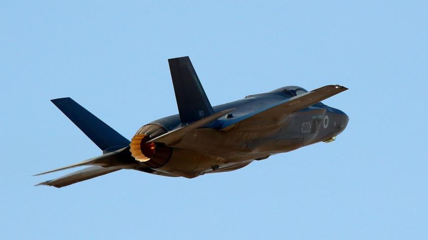 An Israeli F35 I takes part in the "Blue Flag" multinational air defence exercise at the Ovda air force base, north of the Israeli city of Eilat, on November 11, 2019. (Photo by JACK GUEZ / AFP) (Photo by JACK GUEZ/AFP via Getty Images)