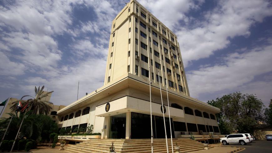 The Ministry of Foreign Affairs building is pictured in the Sudanese capital Khartoum, on June 23, 2020. - Sudan is close to finalising a deal with the United States to compensate the victims of 1998 embassy bombings in Kenya and Tanzania that killed 224 people. The twin bombings took place in August 1998 when a massive blast hit the US embassy in downtown Nairobi, shortly followed by an explosion in Dar es Salaam. (Photo by ASHRAF SHAZLY / AFP) (Photo by ASHRAF SHAZLY/AFP via Getty Images)