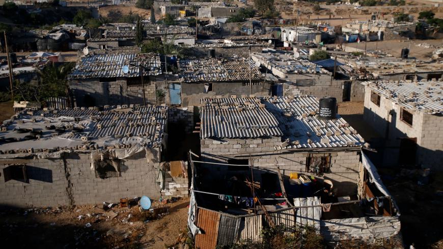 An impoverished area in the southern Gaza Strip refugee camp of Khan Yunis is pictured  on May 13, 2019. - Qatar began distributing millions of dollars in aid in the Gaza Strip today in a fresh bid to restore calm after a flareup with Israel, a Qatari official said. Gaza's Islamist rulers Hamas, along with an allied militant group, fired hundreds of rockets at Israel on May 4 and 5, saying they were frustrated by the slow implementation of a previous ceasefire deal. (Photo by MOHAMMED ABED / AFP)        (Ph