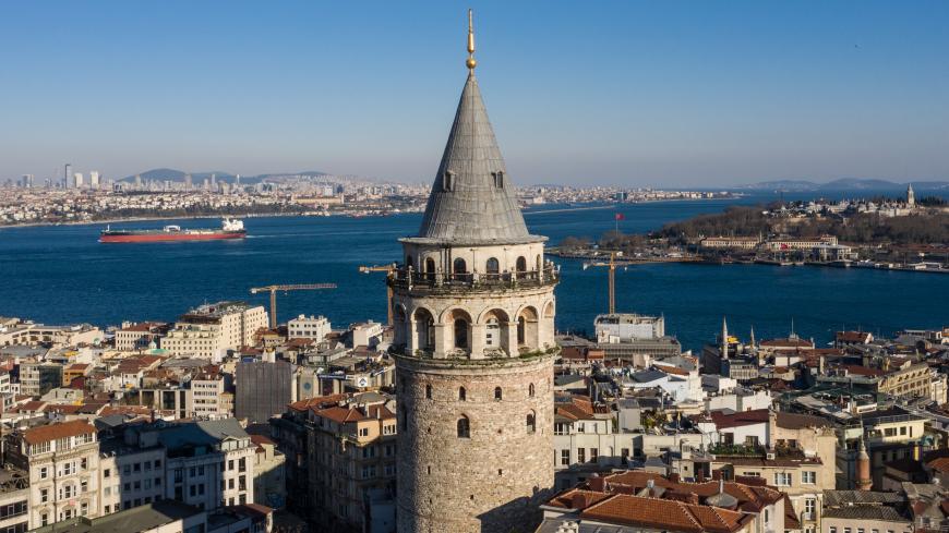 ISTANBUL, TURKEY - APRIL 12: Galata Tower and surrounds are empty during a two-day lockdown imposed prevent the spread of COVID-19 on April 12, 2020 in Istanbul, Turkey. The 48-hour lockdown extends until midnight Sunday and applies to more than two dozen cities, including Istanbul and the capital, Ankara. As of April 12, Turkey has reported 56,956 cases of COVID-19 and 1,198 related deaths. (Photo by Burak Kara/Getty Images)