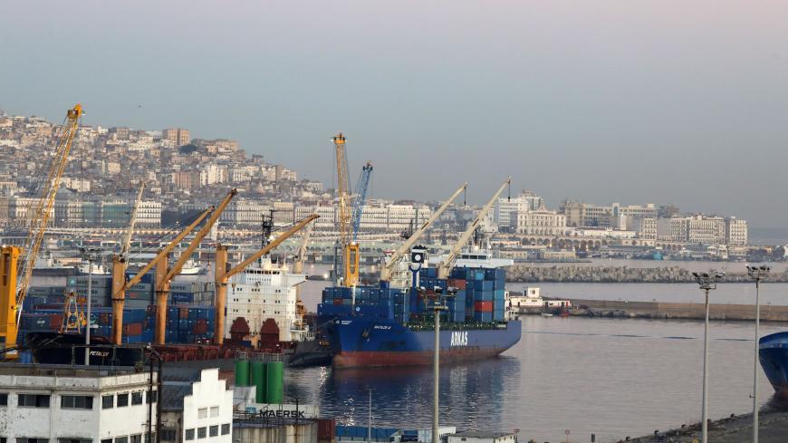 A general view shows the port of Algiers on December 6, 2017. (Photo by LUDOVIC MARIN / AFP)        (Photo credit should read LUDOVIC MARIN/AFP via Getty Images)