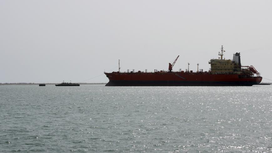 TOPSHOT - A picture taken on May 14, 2019, shows a general view of the Hodeida port in the Yemeni port city, around 230 kilometres west of the capital Sanaa. - Yemen's Huthi rebels have handed over security of key Red Sea ports to the "coastguard" but much work remains to remove military equipment, the UN said. (Photo by - / AFP)        (Photo credit should read -/AFP via Getty Images)