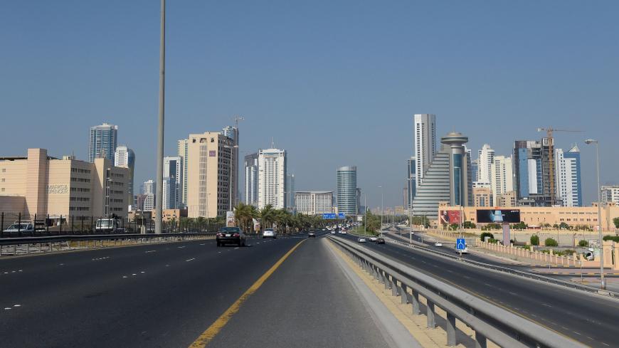A picture taken on June 25, 2019, shows the Bahraini capital Manama skyline. - Co-host the United States is holding out the prospect of $50 billion of investment to the Palestinians and their neighbours, but the Palestinian Authority is boycotting the conference, believing that the United States and Israel are trying to buy them off and impose political solutions. (Photo by STR / AFP)        (Photo credit should read STR/AFP via Getty Images)