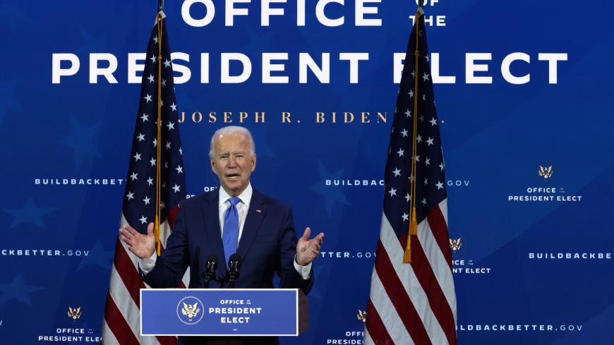 WILMINGTON, DELAWARE - DECEMBER 01:  U.S. President-elect Joe Biden speaks during an event to name his economic team at the Queen Theater on December 1, 2020 in Wilmington, Delaware. Biden is nominating and appointing key positions of the team, including Janet Yellen to be Secretary of the Treasury.  (Photo by Alex Wong/Getty Images)
