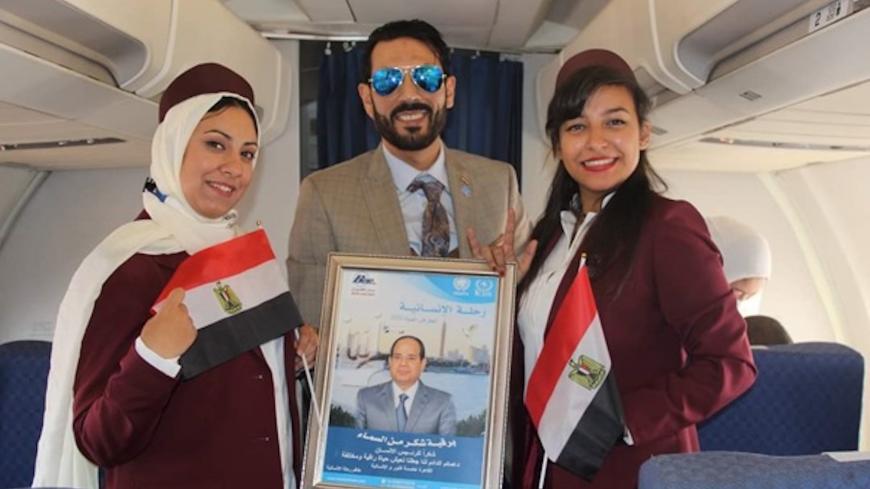 tissue Circus Uluru Egypt's first hearing impaired flight attendants work flight to Khartoum -  Al-Monitor: Independent, trusted coverage of the Middle East