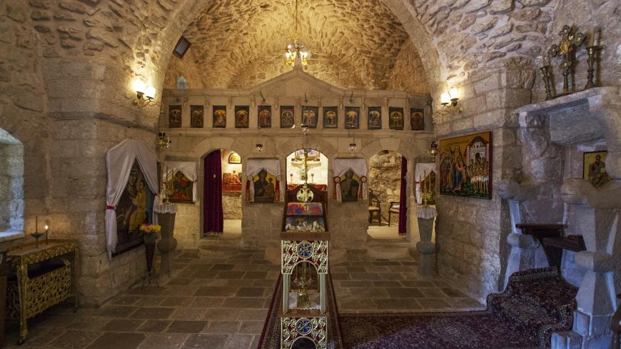 St. George's Orthodox Church, Jenin - West Bank. This church was built on the site where Jesus was said to have cured ten lepers. Is considered as one of the oldest Christian holy places and church in the world.