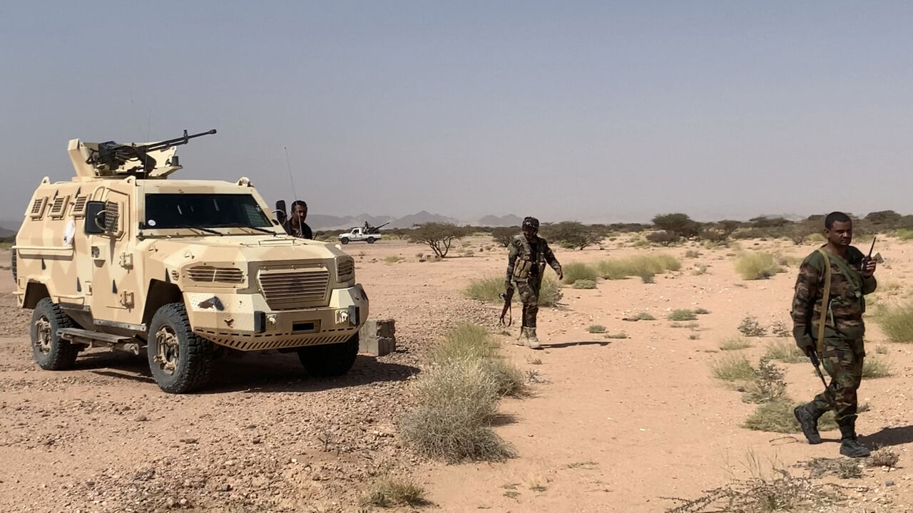 Yemeni government forces in Shabwa province