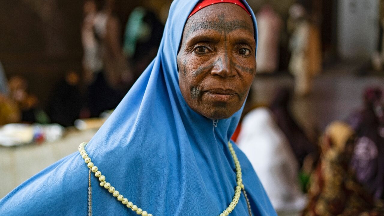 A Muslim pilgrim arrives outside the Grand Mosque in Saudi Arabia's holy city of Mecca 