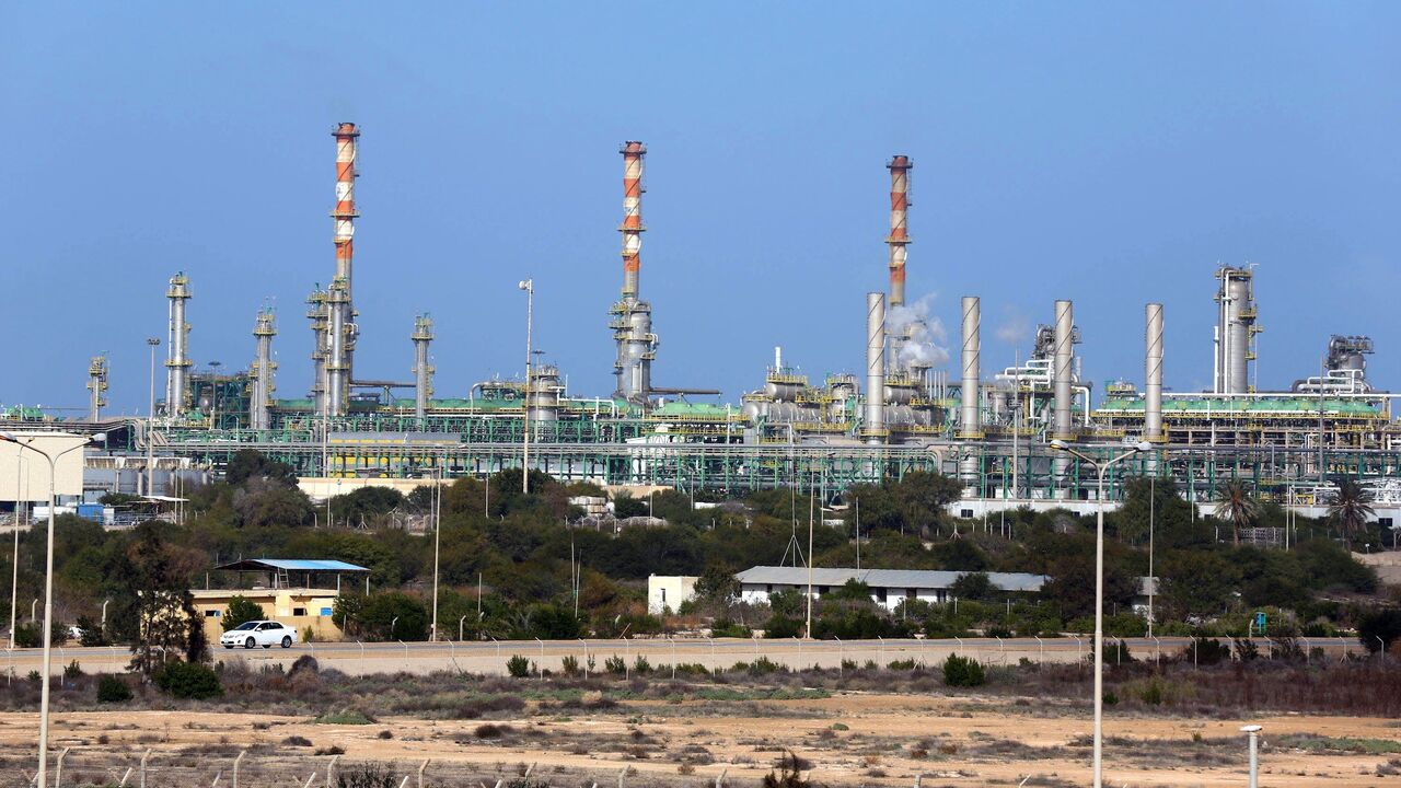 A general view taken on January 6, 2015, shows the Mellitah Oil and Gas terminal on the outskirts of Zwara in western Libya. 
