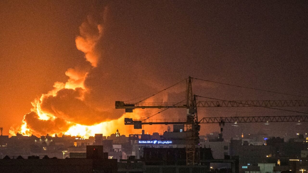 Saudi Arabia has faced recent rocket threats from Yemen's Houthis, such as this drone and missile attack on a Saudi aramco oil facility in Jeddah blamed on the rebels in March 2022