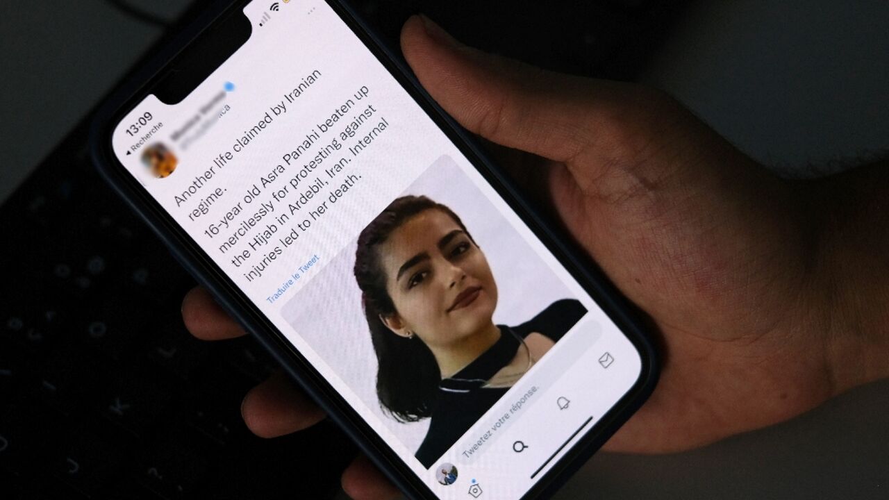 Asra Panahi, 15, died after Iranian security forces raided her school, teachers said