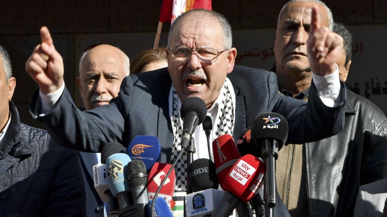 Noureddine Taboubi, of Tunisia's General Labor Union (UGTT), has rejected national legislative elections due later this month